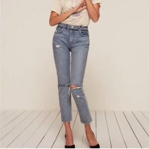 Reformation chopped cigarette Jean